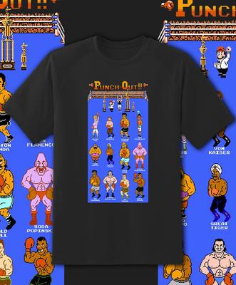 Super Punch Out Characters Nes T Shirt Youth M - Adult 6Xl!