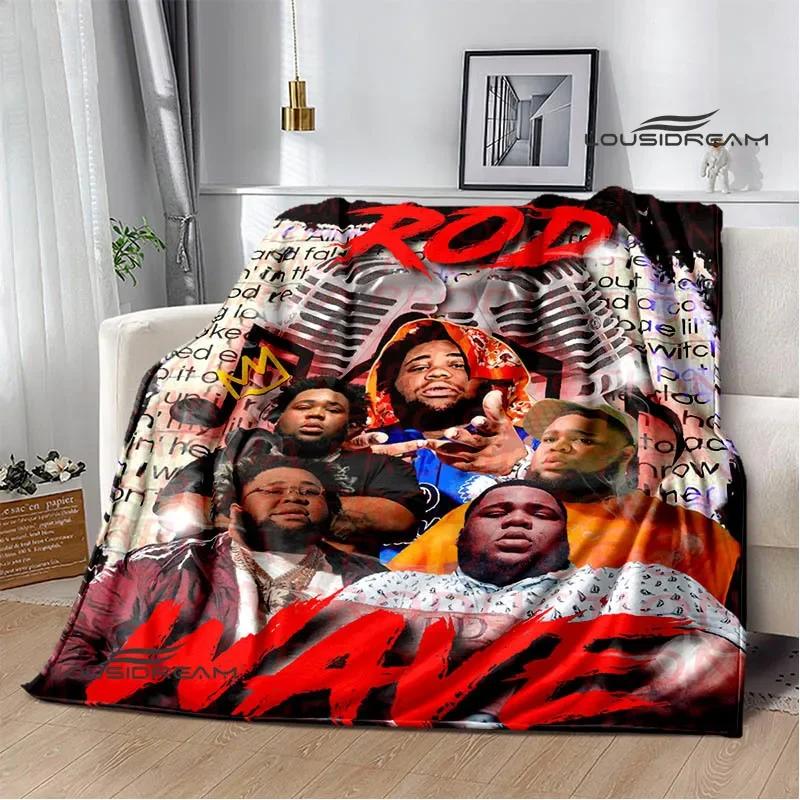 Rapper rod wave printed blanket Warm Flannel Blankets Soft and Comfortable blanket Home Travel Blanket bed linings Birthday Gift