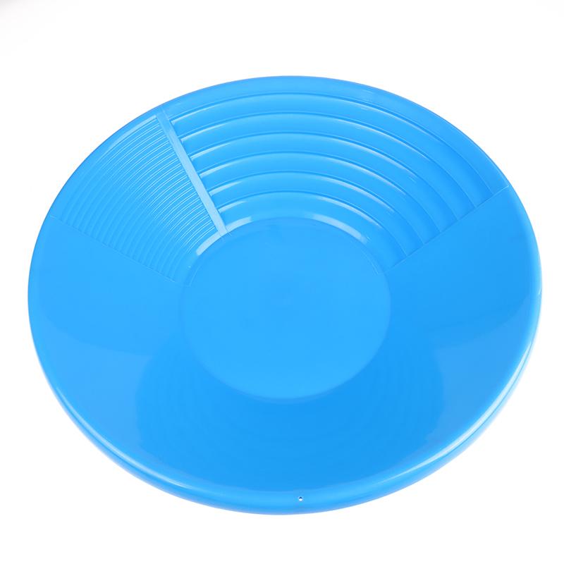 1Pc Gold Panning Tool 380Mm Gold Panning Pan Abs Gold Sifting Classifier Washing Sieve Tray Accessory