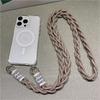 Crossbody Necklace Lanyard For Magsafe Magnetic Wireless Charging Case For iPhone 17 Air 16 15 11 12 13 14 Pro Max Clear Cover