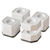 YUYUTORI Raising Platform for Washing Adjustable and Rubber Prevents Scratches On Vibration Set of Weight White Anti-Vibration Machines, Height,