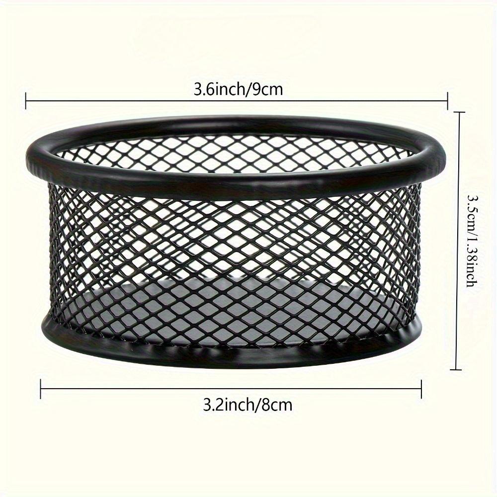 

10 шт./4 шт./1 шт. Коробка для хранения скрепок, Коробка для хранения круглых кнопок из железной сетки.