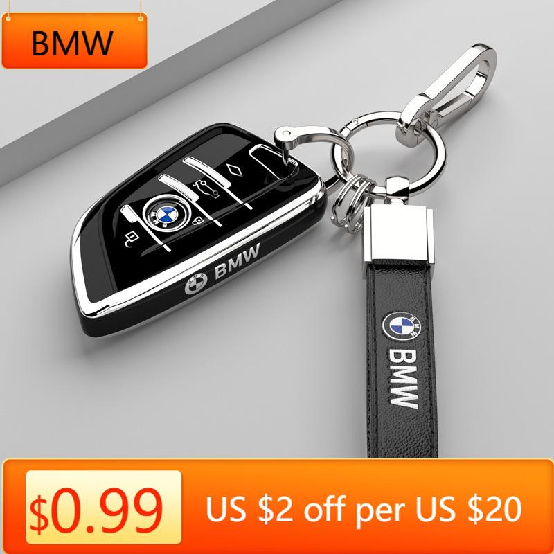 BAGH3 Car Sticker TPU Car Smart Remote Key Case Cover Protector For BMW 530i 550i 320i 1 2 3 4 5 Series 118i 225i M240i F20 F21 F30 F3