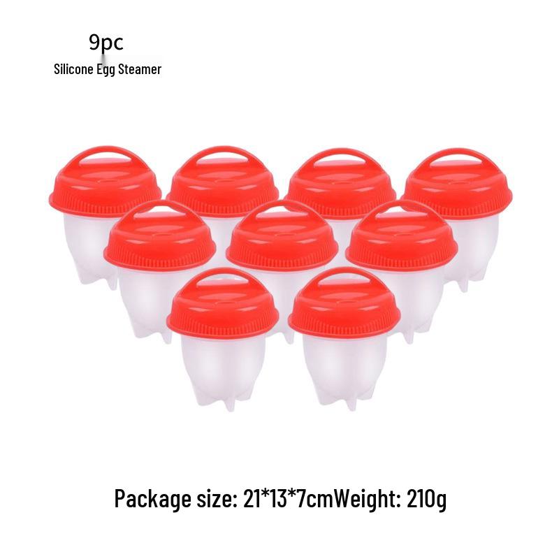 Non-Stick Food Grade Silicone Egg Boiler - High-Temperature Resistant Egg Cooker