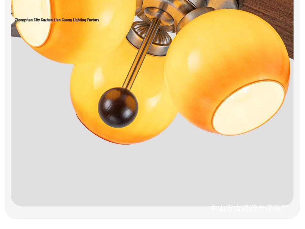 2026 Retro Ceiling Fan Light: Inverter Straight Blade for Living, Bedroom & Dining Rooms