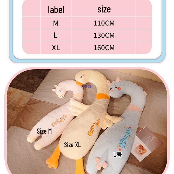 Adorable Mother and Baby Goose Velvet Plush Bedtime Doll Gift