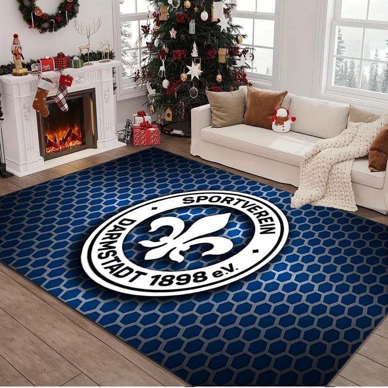 1PC Rug Sport Darmstadt Carpet, Chair Rug,Area Rug for Office Bedroom Living Rooms Bedroom, Doormat Decor Christmas Fan Gifts