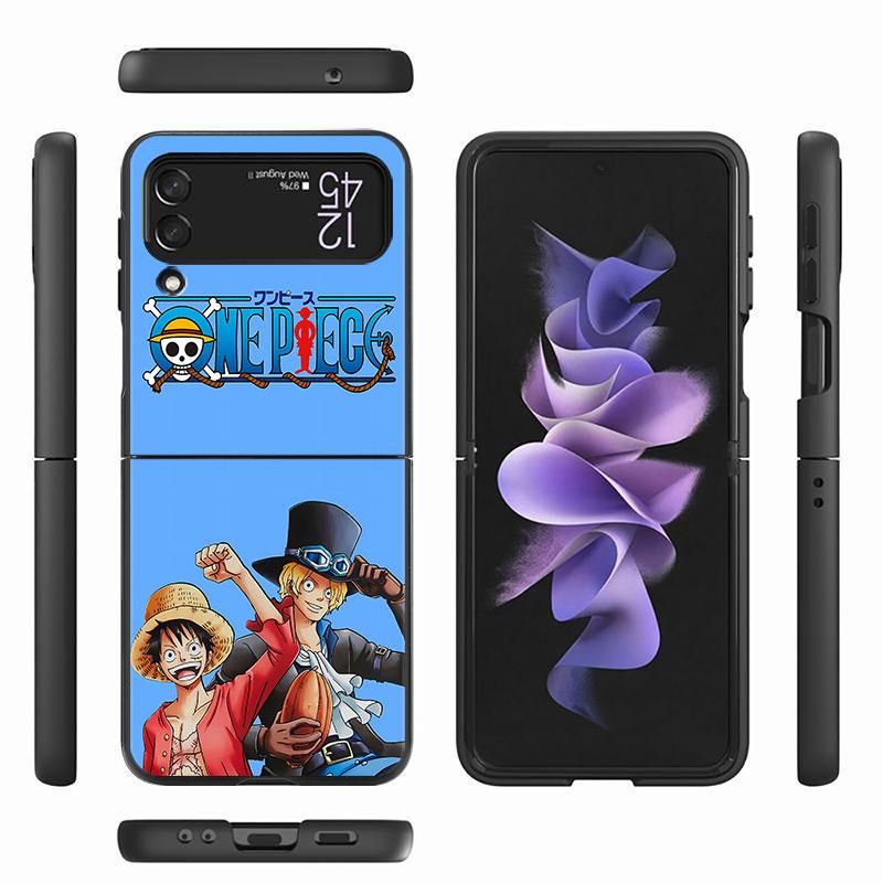 Anime One Pieces Back Cover Phone Case for Samsung Galaxy Z Flip 3 Z Flip Z Flip 5 Z FLIP 6