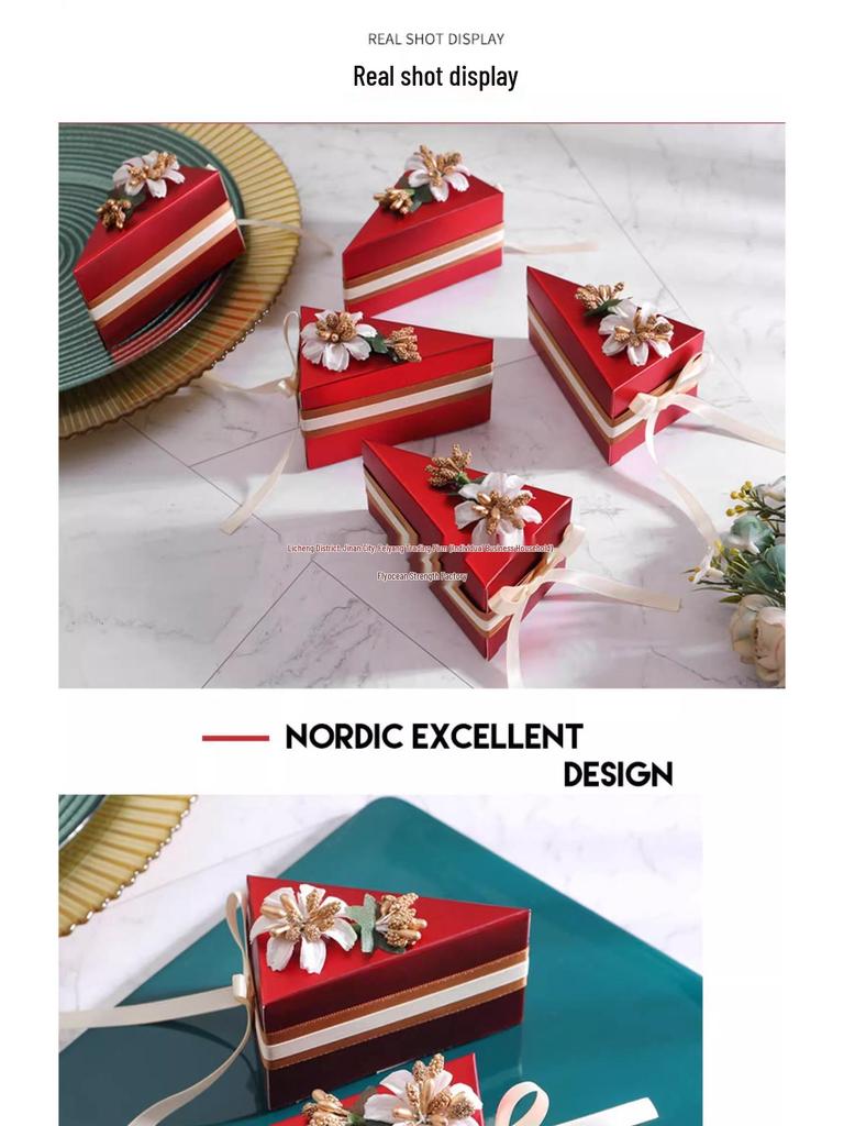 Mori-Style Creative Cake and Candy Box for Weddings and Engagements