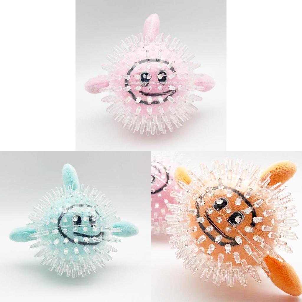 Blue Clownfish Sounding Pet Toy With Chewable Material For Dogs