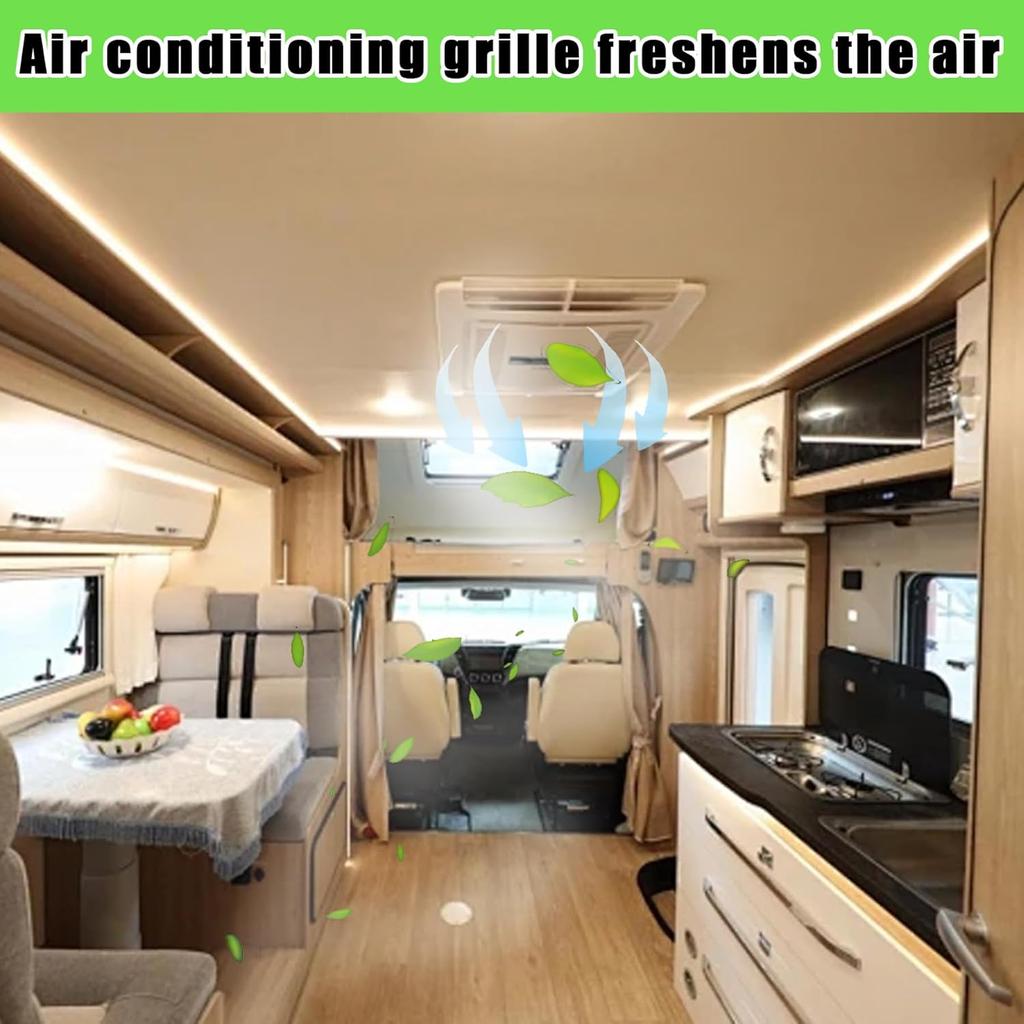 RV A/C Duct Air Grille the Replacement for Duo-Therm Air-conditioning Grille is Applicable for Dometic 3104928.019 RV Internal Parts and Accessories