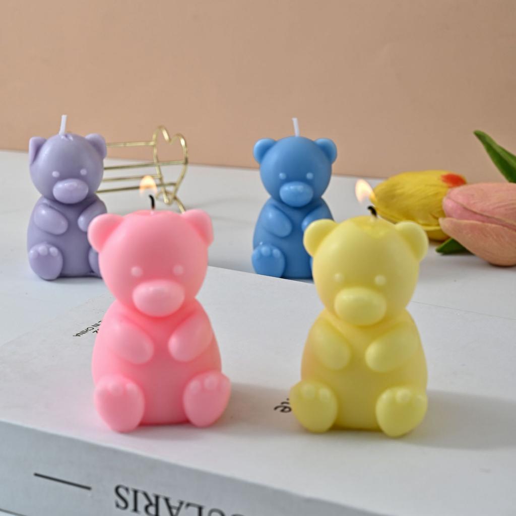 Dummbär Sitzen und Stehen Bär Aromatherapie Kerze Zuhause Nische Niedliches Souvenir Geburtstagsgeschenk
