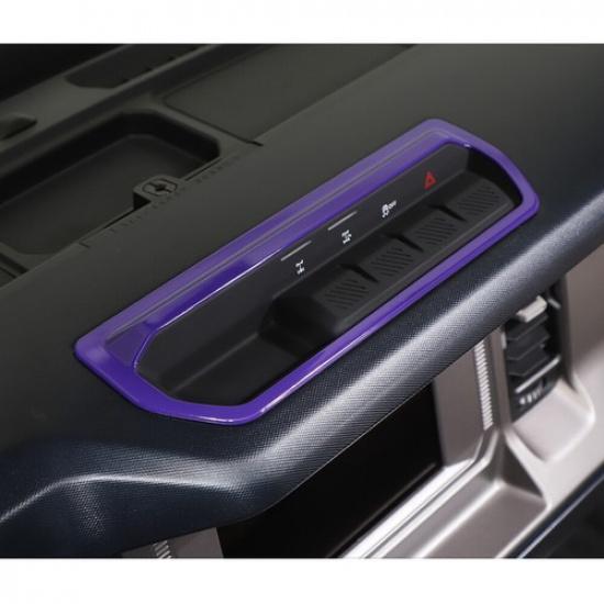 Purple Dashboard Differential Control Switch Panel Cover For Ford Bronco +