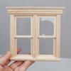 1:12 Dollhouse Miniature Window Sliding Windows Can Be Painted Furniture Model Decor Toy Doll House Accessories