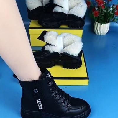 Women's Soft Snow Boots - New Style with Added Insulation and Thick Padding - Cotton Boots and Cotton Shoes