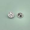 100-500Pcs Metal Locking Pin Back Brooch Badge Holder Lapel Base For DIY Jewellery Material Hand Making Supply Craft Accessories