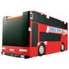 Takara Tomy Tomica Vehicle Town Big Transforming Bus Rotary Miniature Car Toy for ages 3 and up Double-Decker (with Tomica)