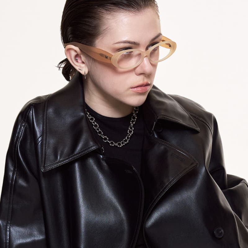 MATTEPUZ CY-131 Blue Light Blocking Glasses IVORY