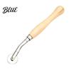 Sewing Accessory Wooden Handle Tracing Wheel, 2/3mm Needle Point Wheel for Fabric Tailoring Tools Craft Patterns, Faux Leather Projects, Professional