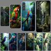 Parrot Bird Rainforest Phone Case for Samsung A16 A26 A36 A56 A17 A37 A57 A07 A06 A02S A12 A22 A32 A52S A72 Galaxy A70 A50S A71