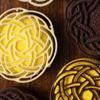 Leaf Pattern Design Cake Lace Mat Geometric Line Texture Dessert Decorating Tools  For Cake Baking