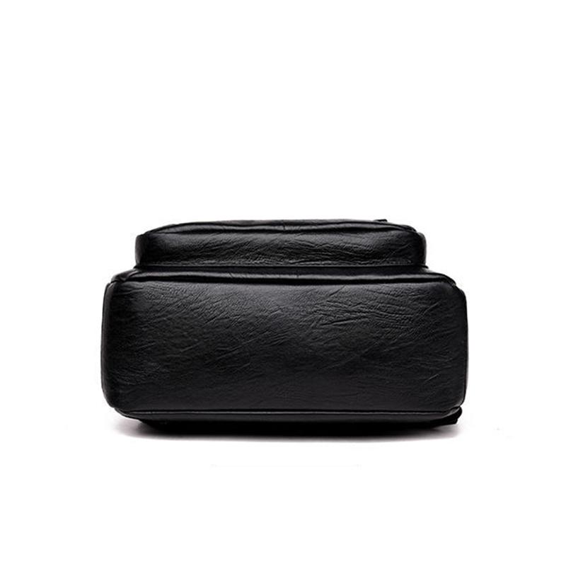 Women's Backpack  Travel Large Backpack PU Leather Handbag  Schoolbag For Girls Women's Bag Female Shoulder Back
