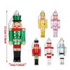 Hand-Painted Nutcracker Soldier Christmas Tree Ornament - 12.8cm