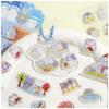 4pcs Sticker Kawaii Animal 3d Relief Crystal Cute Diy Mobile Phone Decor Sticker Student Hand Account Stationery