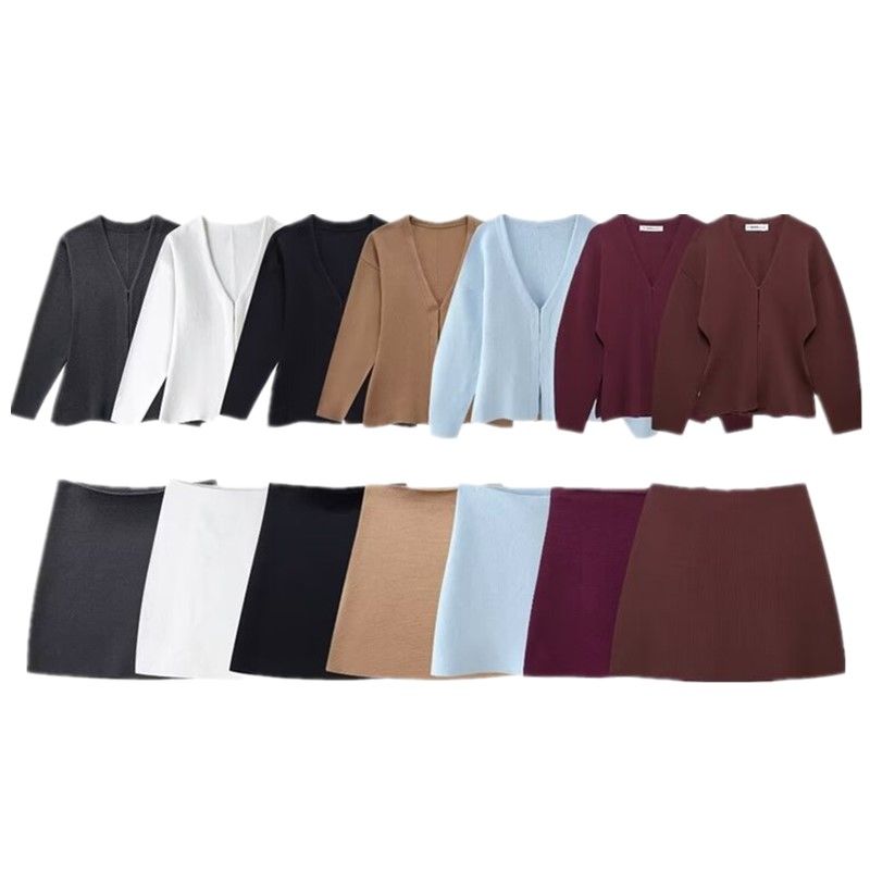 Fashion Style 2024 Spring New Arrival Women's Clothing Temperament Wild Slim Looking Loose Sleeves Knitting Outwear 5536160