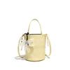 Japan and South Korea Retro Versatile Bucket Bag Women's 2025 Summer Fashion Simple Mini Commuter Shoulder Messenger Bag