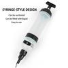 Handheld Oil Suction Device Quick Engine Fluid Extraction Lightweight Plastic Design Universal Vehicle Compatibility