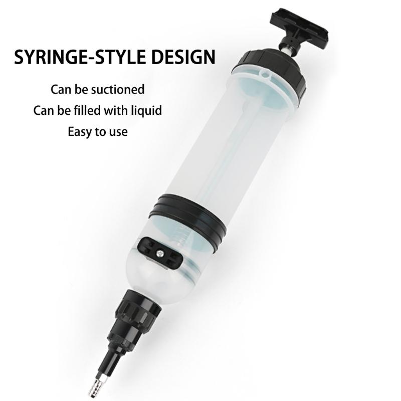 Handheld Oil Suction Device Quick Engine Fluid Extraction Lightweight Plastic Design Universal Vehicle Compatibility