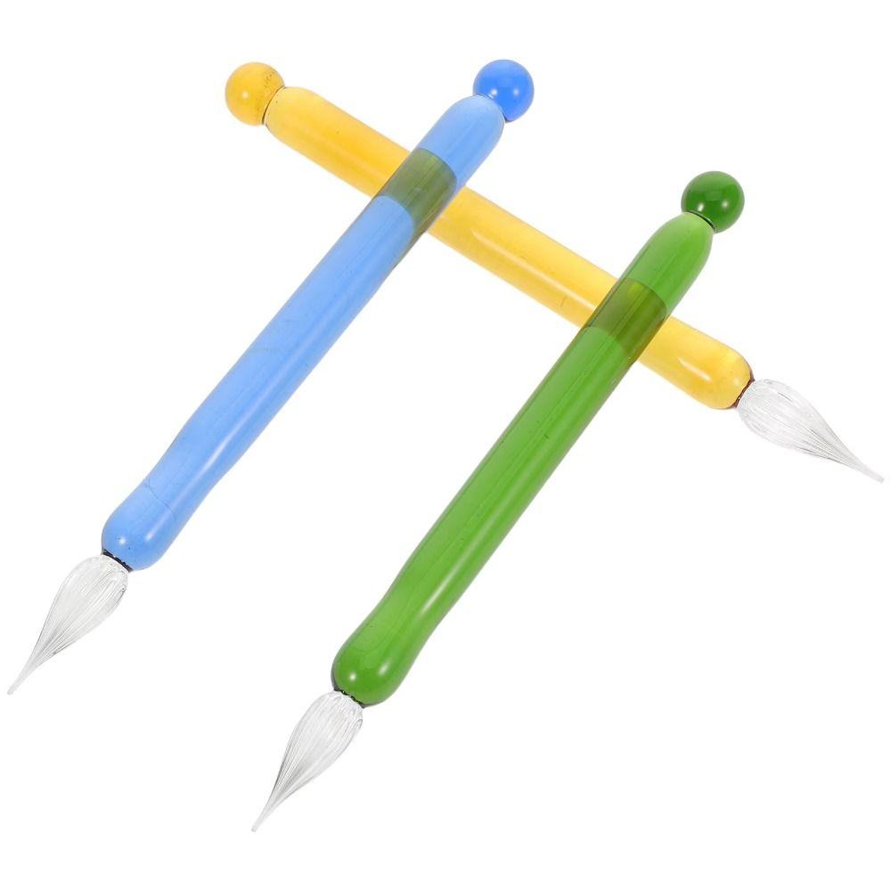 Calligraphy Dipping Pen Transparent Glass Fountain Pen Back To School Glass Dip Pen  Art Painting