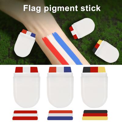 Vlag Gezichtsverf VS Frankrijk Vlag Gezichtsverf Stick Softbal Honkbal Gezichtsverf Sportfeest Evenementen Spullen Voor Atleten Mannen Vrouwen Kinderen 3g