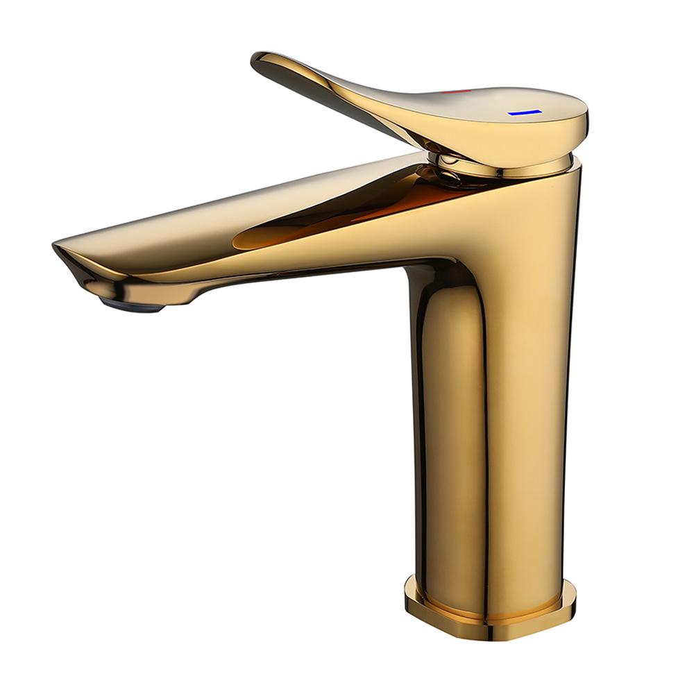 Wash Basin Bathroom Faucet Mixer Water Tap Sanitary Gold Basin Mixer Basin Faucets Sink Water Tap Sink Faucet