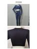 New Women's Seamless Texture Yoga Leggings & Criss-Cross Sports Bra Set