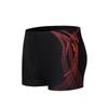 Schnelltrocknende Badehose mit Aufdruck für Herren: Bequeme, atmungsaktive Strand-Boxershorts
