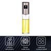 100ML Oil Sprayer Refillable Press Cooking Grilling Baking Frying Salad BBQ Olive Oil Dispenser Mister Spray Glass Bottle Kitchen Gadgets
