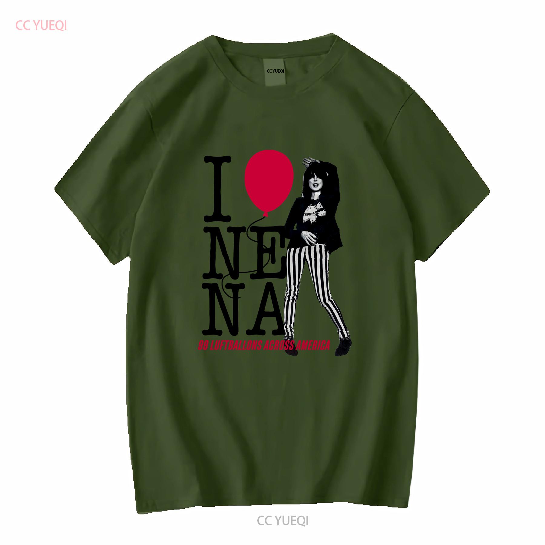 

NENA 99 Luftballons Across American Tour T Shirt Small long or short sleeves vintage Washed Casual fashion Soft Unisex graphic S
