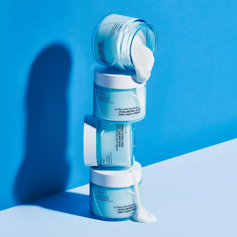 [ISNTREE] Ultra-Low Molecular Hyaluronic Acid Zinc Aqua Cream 80ml