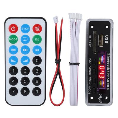 SDM01Bt  U-DX  Bluetooth 5.0 4-Farben-Bildschirm MP3 FM APE FLAC Dekodier-Board-Modul (Schwarz)