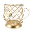 Coffee Pod Holder Innovative Modern Large Capacity Electroplating Metal Coffee Capsule Basket for