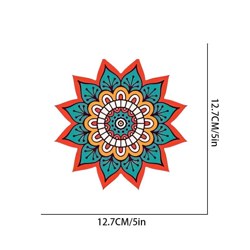

Sunflower Colorful Window Stickers Store Window Glass Sliding Door Anti Collision Holiday Window and Door Decor Decals
