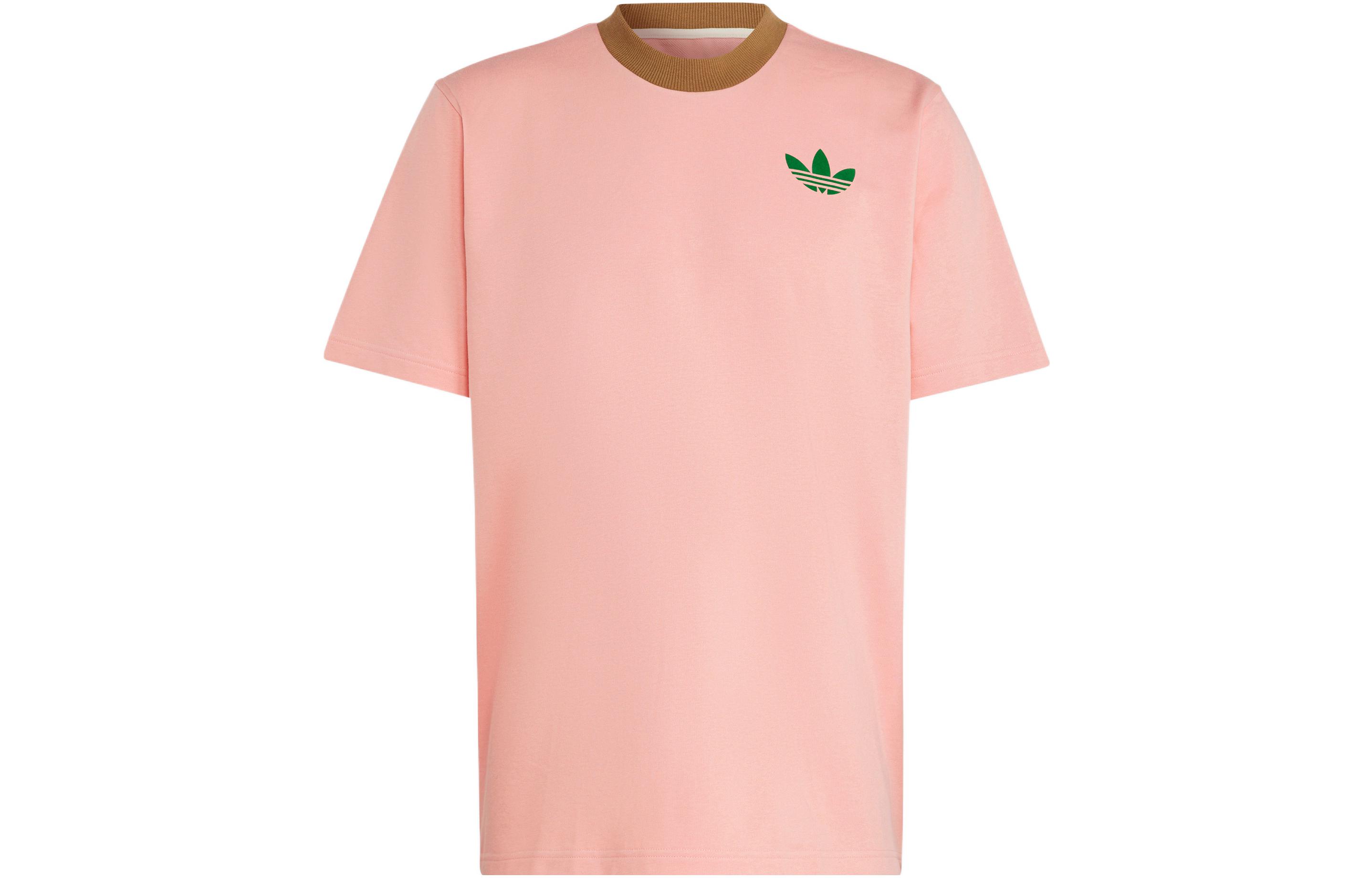 Adidas Originals Adicolor 70s LARGE TREFOIL TEE T Shirt Men s Pink IB3433 XXL