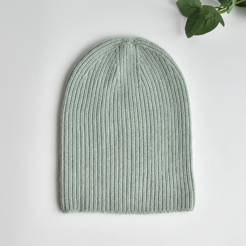 Custom Winter Wool Knitted Beanie for Women Men Unisex Warm Cuff Beanie High Quality Plain Beanies Factory