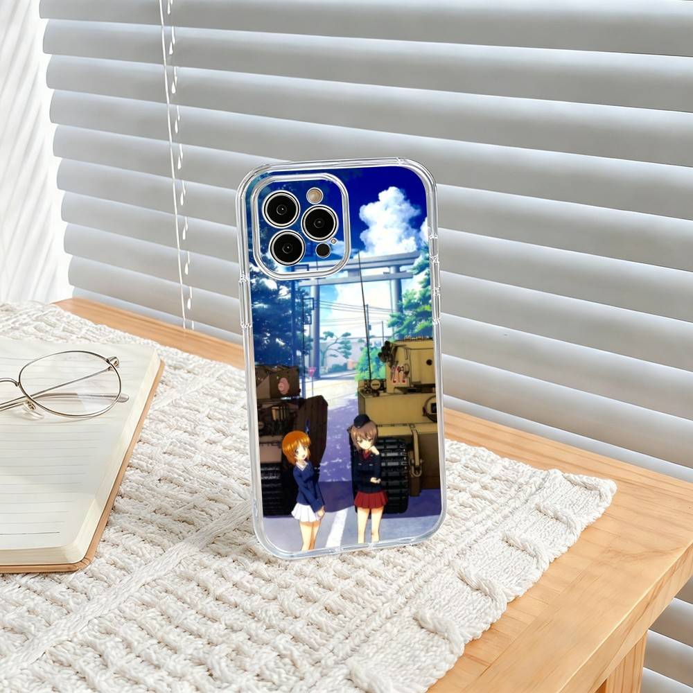 G-GIRLS U-Und P-PANZER-ES   Phone Case For iPhone17,16,15,14,13,12,11 Plus,Pro Max Soft Transparent Cover iPhone14Pro
