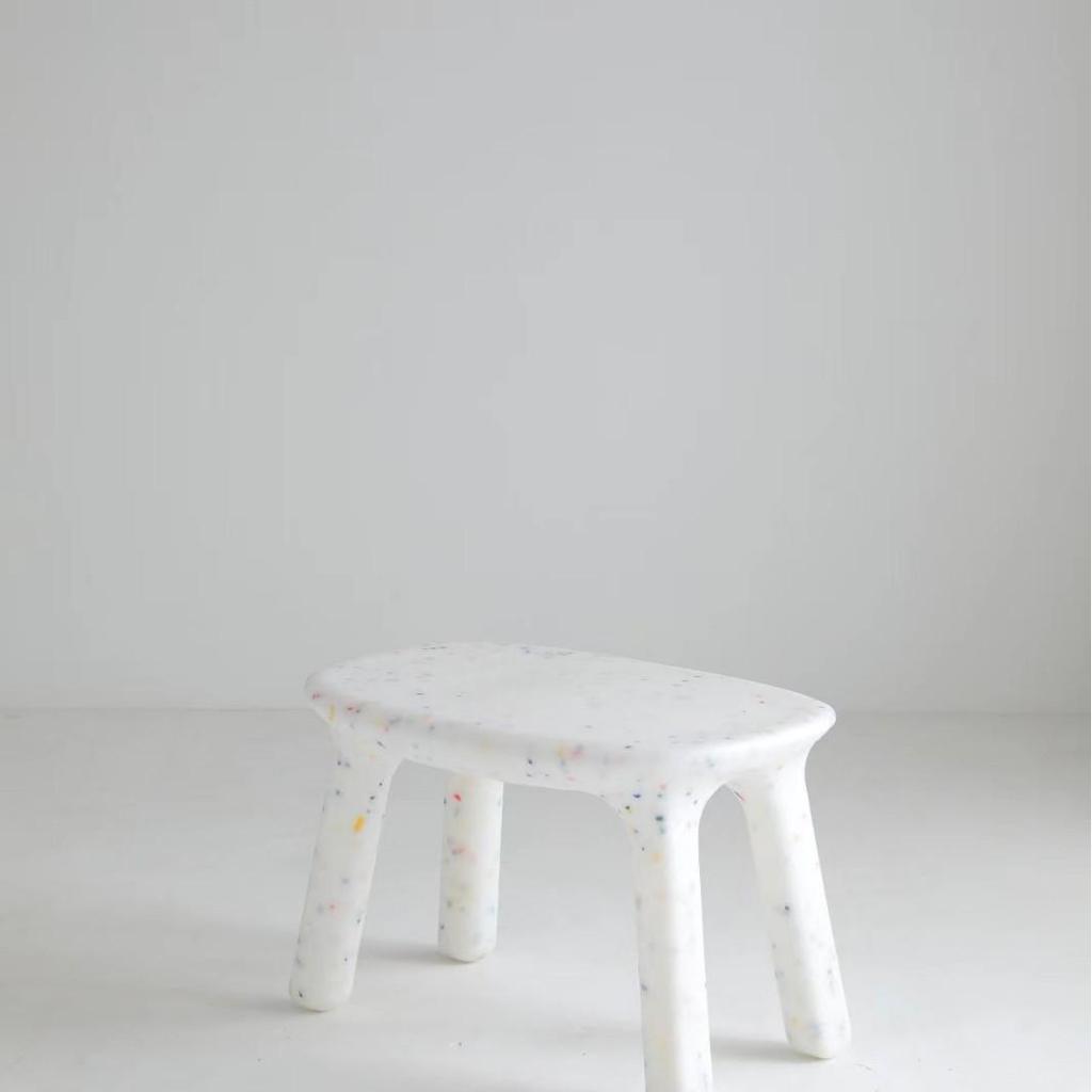 Children's Table & Chair Set: Writing Table, Dining Table, Learning Stool, Low Plastic Stool with Backrest for Kindergarten.