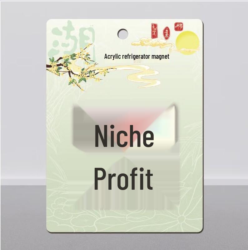 B.Y.K. Creative Acrylic Refrigerator Magnet Set