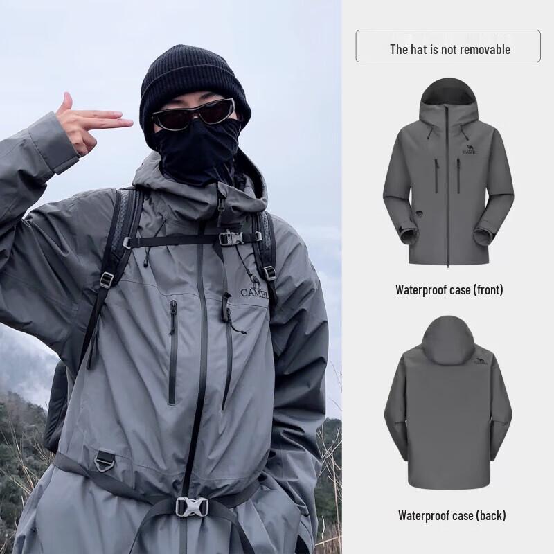 

CAMEL Men s A14BA31187 Single-Layer Outdoor Jacket XXL