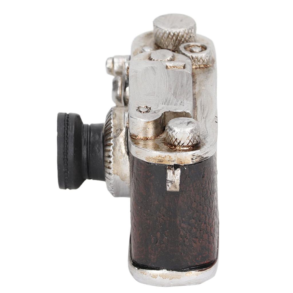 Miniature Camera 1/6 Scale Cute Vintage Style Portable Synthetic Resin Dollhouse Decoration Toys for Birthday Present
